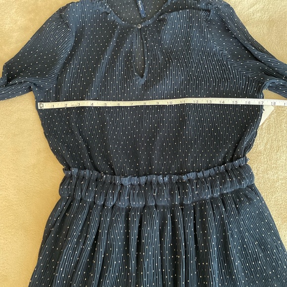 Pepe Jeans Polka Dot Long Sleeve Dress - Size S - Picture 8 of 12